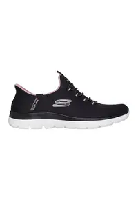 Pantofi sport slip-ins din plasa Summits Dream Chaser - Negru/Roz deschis