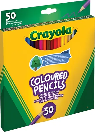 Creioane colorate Crayola – 50 culori