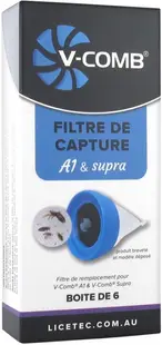 Filtre de unică folosință V-Comb - A1, 6 bucăți