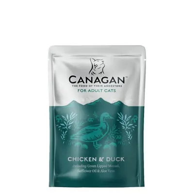 Hrana umeda pentru pisici Canagan Adult cu Pui&Rata 85 g