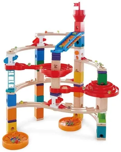 Joc din lemn cu bile Hape - Super spirale