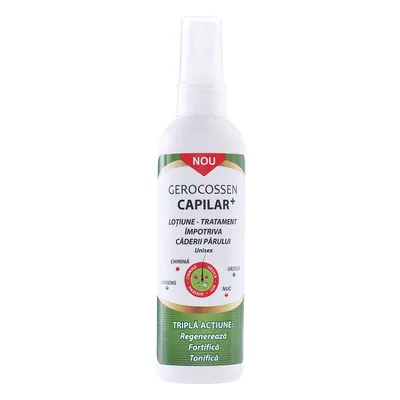 Capilar+ lotiune tratament impotriva caderii moderate a parului, 125 ml – Gerocossen