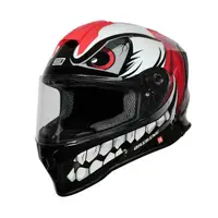 Casca moto copii integrala, Origine Dinamo Kids Joker, culoare rosu negru lucios, marime YL