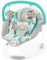 Sezlong pentru copii Bright Starts - Jungle Vines