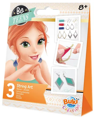 Set creativ Buki Be Teens - Fa-ti singur cercei eleganti