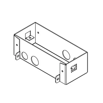 Cutie incastrare beton ptr.C.il. Siguranta Design AM/AX