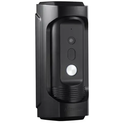 Post videointerfon standalone IP Hikvision DS-KB8113-IME1, 2MP, IR 3m, doorbell, acces de pe telefonul smart, PoE, IK9