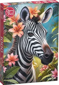 Puzzle Cherry Pazzi din 1000 piese -Doamna Zebră