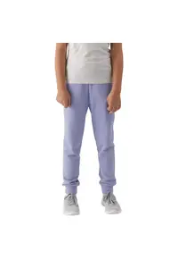 Pantaloni sport copii talie elastica ajustabila - garnituri elastice - bumbac - lila