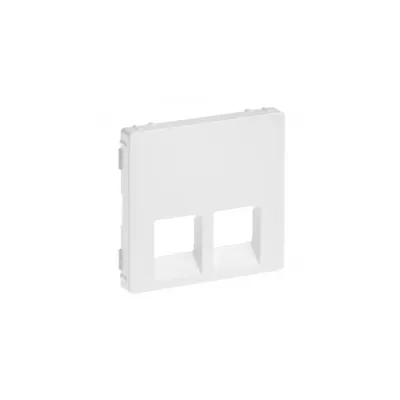 Capac Valena Life - double RJ 45/RJ 11 or RJ 45 + RJ 11 priza - alb