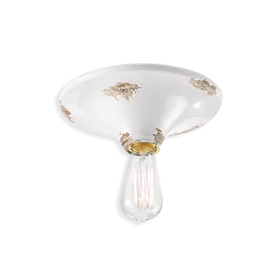Plafoniera, lampa de tavan RETRO VINTAGE FINISH VIB - VINTAGE BIANCO C134