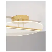 Plafoniera JERTUNA Auriu Aluminiu & Acrylic LED 30W 230V 1869Lm 3000K IP20