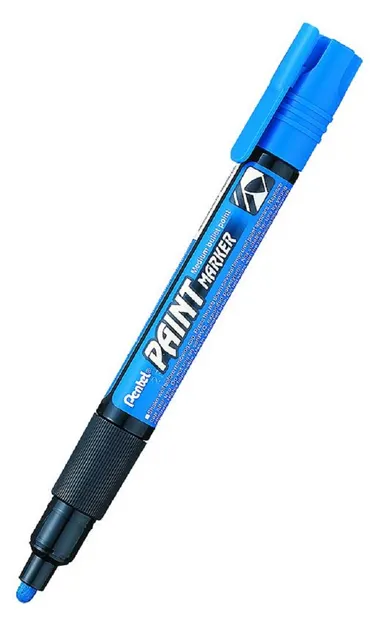 Marker permanent Pentel Paint MМP20 - 4.0 mm, albastru