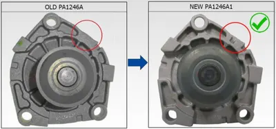 Pompa Apa cu Garnitura Potrivit Alfa Romeo 147, 156, 159, 166, Brera, Giulia, Giulietta, Giulietta Hatchback, Gt, Mito, Spider, Stelvio; Chevrolet Impala, Malibu; Fiat 500l, 500x 1.6d-5.7 03.96