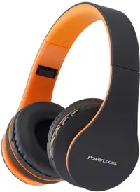 Căști wireless PowerLocus - P1, portocalii