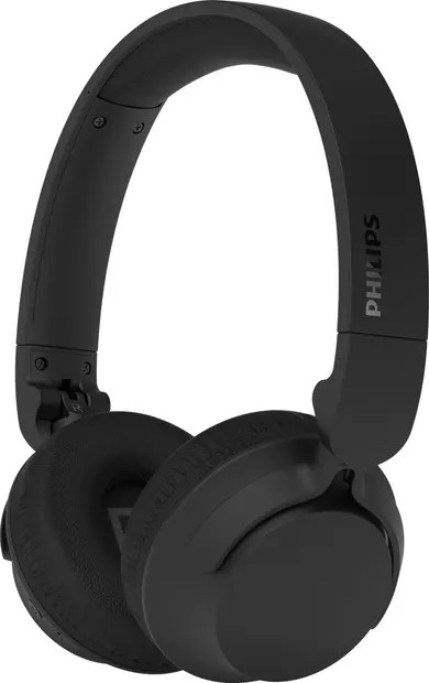 Căști wireless cu microfon Philips - TAH4500, ANC, negru