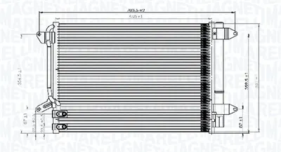Condensator climatizare (cu uscator) potrivit VW BEETLE, JETTA IV 1.2-2.5 04.10-07.19