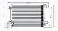 Condensator climatizare (cu uscator) potrivit VW BEETLE, JETTA IV 1.2-2.5 04.10-07.19
