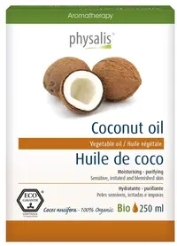 Ulei vegetal organic, nucă de cocos, 250 ml, Physalis