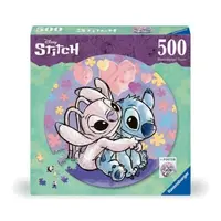 Ravensburger - Puzzle rotund Disney Stitch 500 piese