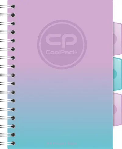 Caiet cu spirala Cool Pack - A5, Gradient Blueberry