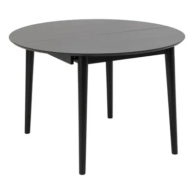 Masă de dining rotundă extensibilă cu blat cu aspect de lemn de stejar ø 115 cm Montreux – Actona