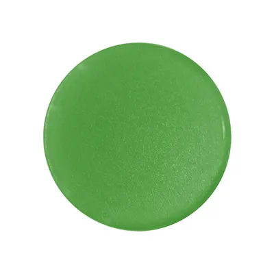 Placuta fata pt.buton iluminat verde