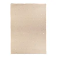 Covor reversibil pentru exterior din plastic reciclat Green Decore Solitaire, 160 x 230 cm, crem