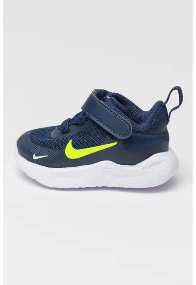 Revolution 7 Pantofi cu velcro - pentru alergare - Verde neon/Bleumarin
