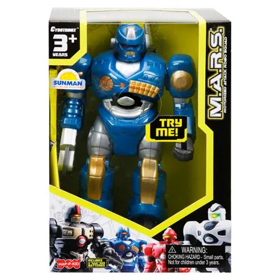Robot interactiv, Happy Kid, M.A.R.S. 18 cm, Albastru