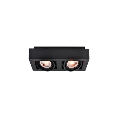 Spot - Ceiling fixture Loid,4700,AC220-240V, 50/60 Hz, IP 20,2*GU10,ES11, double,black