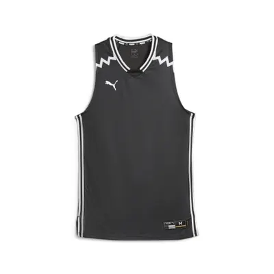 Tricou Alergare Bărbați Hoops Team Basketballtrikot Herren Puma PUMA Black