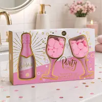 Set cadou de baie pentru copii, LET'S CELEBRATE, Accentra, gel de duș și confetti