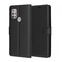 Husa pentru Motorola Moto G30 / G20 / G10, Techsuit, Leather Folio, Neagra