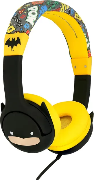 Căști OTL Technologies - Batman, negru/galben