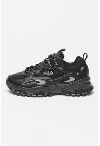 Pantofi sport cu segmente de piele Ray Tracer - Negru/Argintiu
