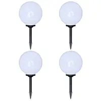 Gossi lampi de exterior pentru alee led 4 buc. 30 cm, cu tarus de sol