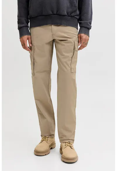 Pantaloni cargo relaxed fit - Bej