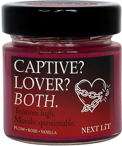 Lumânare parfumată Next Lit Burning Tropes - Captive? Lover? Both, 100 g