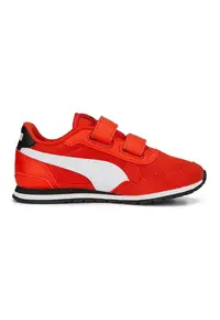 Pantofi sport de plasa cu velcro ST Runner v3 - Rosu vermillion