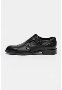 Pantofi monk din piele Tayil - Negru
