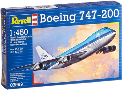 Model asamblabil de avion Revell - Boeing 747-200 (03999)