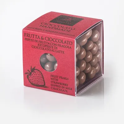 Bomboane - Strawberry Dipped in Milk Chocolate