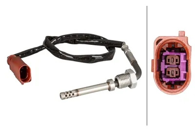 Senzor temperatura evacuare (inainte de DPF) potrivit AUDI A1; SEAT IBIZA IV, IBIZA IV SC, IBIZA IV ST, TOLEDO IV; SKODA FABIA II, RAPID, ROOMSTER, ROOMSTER PRAKTIK; VW POLO 1.2D 1.6D 05.09