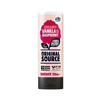 Gel de dus ORIGINAL SOURCE vanilie si zmeura, Luksja | 500 ml