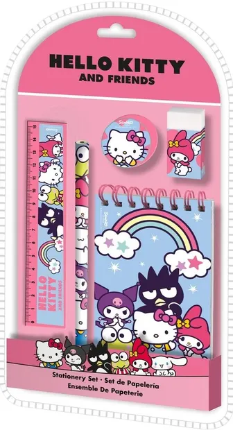 Set școlar Kids Licensing Hello Kitty - 5 piese