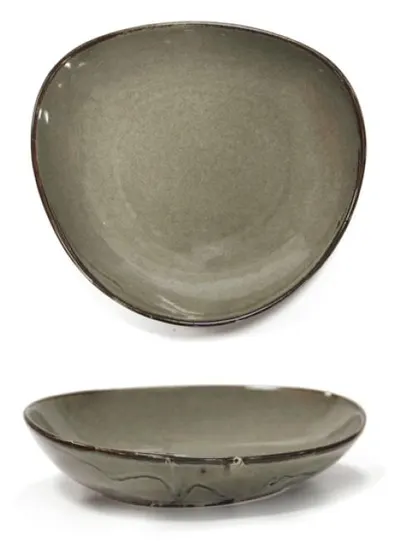 Farfurie de porțelan Horecano - Antique Grey, 21 cm