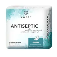 Absorbante cu oxigen activ Carin Antiseptic, Fide | 9 buc