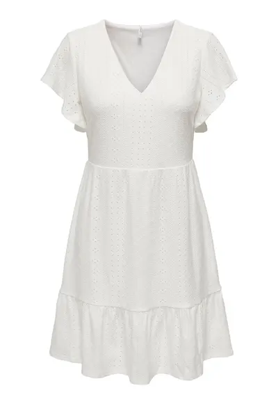Rochie dama 15289687 - Poliester/Elastan - Alb - Alb