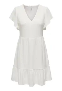 Rochie dama 15289687 - Poliester/Elastan - Alb - Alb